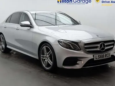 Used Mercedes E220 AMG line 194 HP (142 kW) 2018 Silver Sedan