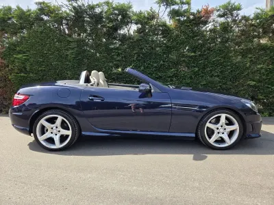 Used Mercedes SLK250 AMG 2011 Blue Cabriolet