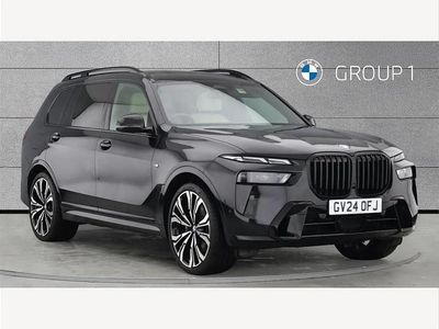 Black Used 2024 BMW X7 M Sport SUV | £71,240 (Fair price)