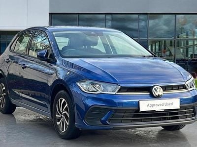 Used VW Polo Life 95 HP (69 kW) 2023 Blue Hatchback