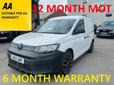 Used VW Caddy 102 HP (75 kW) 2021 White MPV