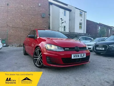 Used VW Golf VII GTD 181 HP (133 kW) 2014 Red Hatchback