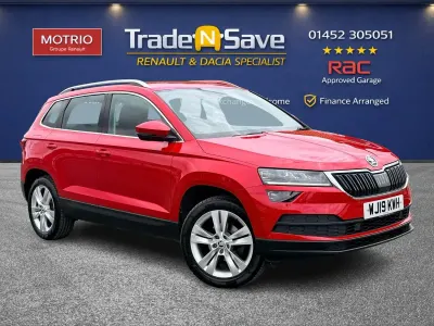Used Skoda Karoq SE L 150 HP (110 kW) 2019 Red SUV
