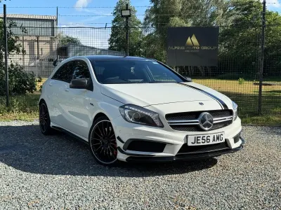Used Mercedes A45 AMG 2014 White Hatchback