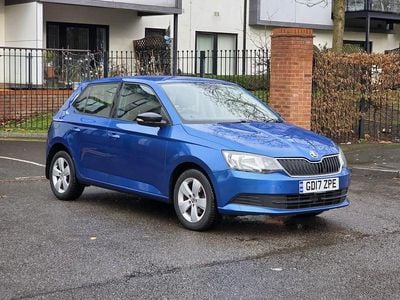 Used Skoda Fabia SE 90 HP (66 kW) 2017 Blue Hatchback