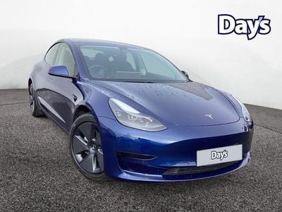 Used Tesla Model 3 Standard Range 366 kW (498 HP) 2021 Blue Sedan