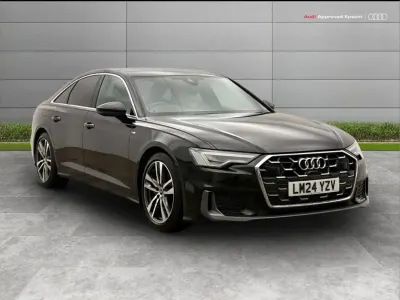 Used Audi A6 S-Line 200 HP (147 kW) 2024 Black Sedan