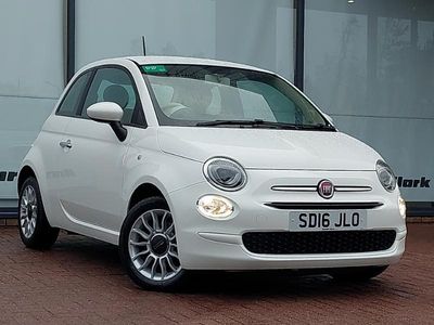 Used Fiat 500 Pop Star 69 HP (50 kW) 2016 White Hatchback