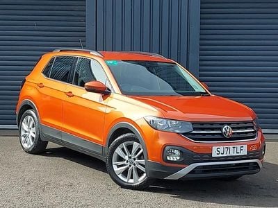 Used VW T-Cross SE 95 HP (69 kW) 2021 Orange SUV