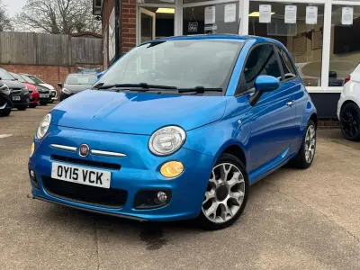 Używany Fiat 500 S 69 KM (50 kW) 2015 Niebieski Hatchback