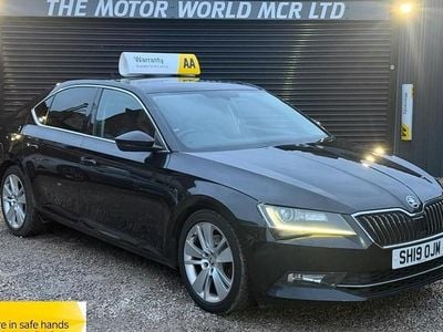 Used Skoda Superb SE L Executive 150 HP (110 kW) 2019 Black Hatchback