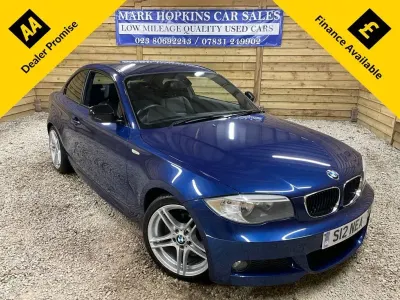 Used BMW 118 Coupé Sport Line 143 HP (105 kW) 2012 Blue Coupe