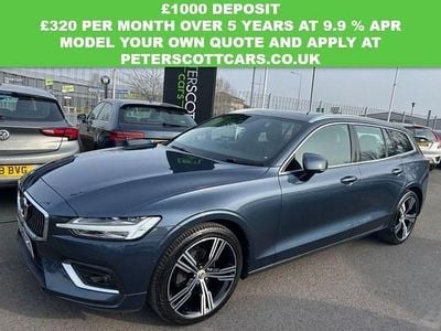 Used Volvo V60 Inscription 150 HP (110 kW) 2018 Blue Estate