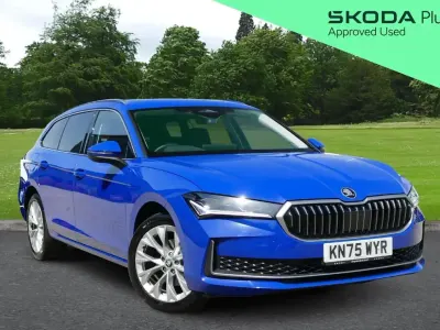 Used Skoda Superb SE L 150 HP (110 kW) 2025 Blue Estate