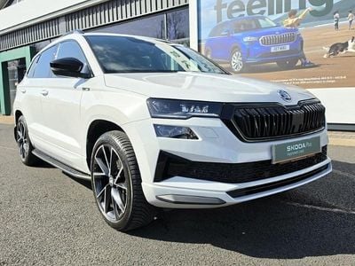 Used Skoda Karoq SportLine 150 HP (110 kW) 2023 White SUV