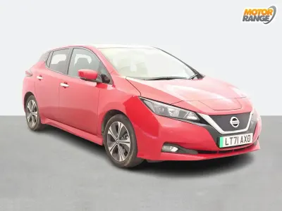 Used Nissan Leaf N-Connecta 110 kW (150 HP) 2021 Red Hatchback