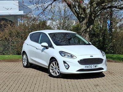 Usado Ford Fiesta Titanium 95 HP (69 kW) 2020 Branco Citadino