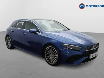 Used Mercedes A180 AMG Line Premium Plus 136 HP (100 kW) 2024 Blue Hatchback