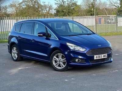 Begagnad Ford S-MAX Titanium 2015 Blå Minibuss