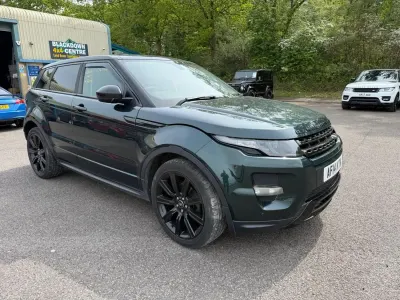 Begagnad Land Rover Range Rover evoque Dynamic 2014 Grön SUV