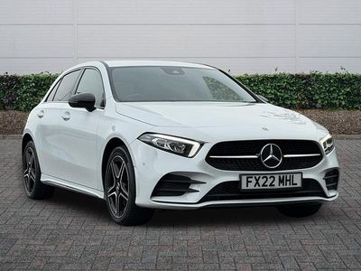Used Mercedes A250 AMG Line Premium 218 HP (160 kW) 2022 White Hatchback