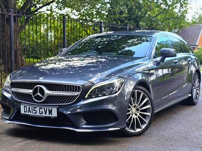 Grey Used 2015 Mercedes CLS220 Shooting Brake AMG Line Premium Plus Estate | £12,990