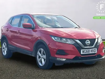 Begagnad Nissan Qashqai Acenta Premium 140 HK (102 kW) 2018 Röd SUV
