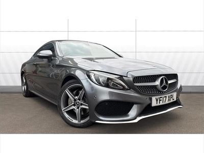 Used Mercedes C220 AMG Line Premium 170 HP (125 kW) 2017 Grey Coupe