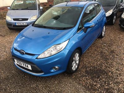 Used Ford Fiesta Zetec 2011 Blue Hatchback