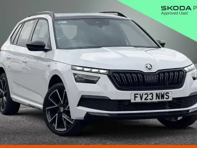 Used Skoda Kamiq Monte Carlo 110 HP (80 kW) 2023 White SUV