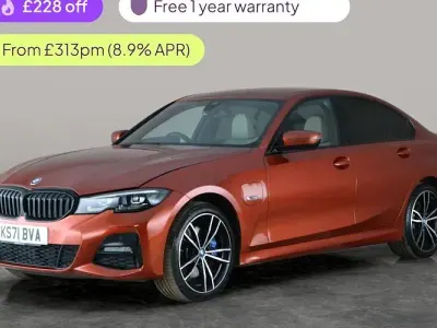 Used BMW 330e M Sport 292 HP (214 kW) 2022 Orange Sedan