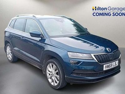 Used Skoda Karoq SE L 116 HP (85 kW) 2019 Blue SUV