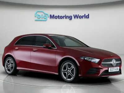 Usado Mercedes A250 AMG line 218 HP (160 kW) 2021 Vermelho Citadino