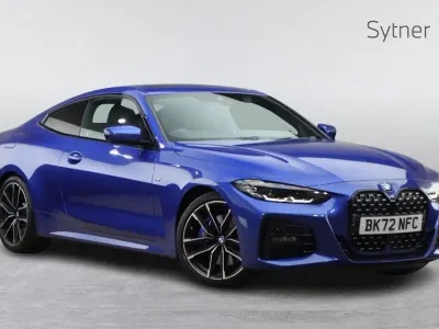 Used BMW 420 Coupé M Sport 181 HP (133 kW) 2022 Blue Coupe