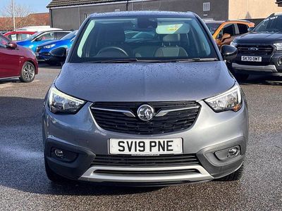Used Vauxhall Crossland X Elite 110 HP (80 kW) 2019 Satin steel gry SUV