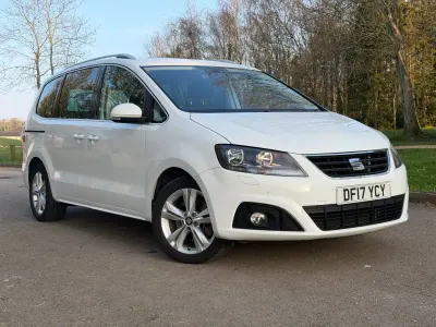 Usado Seat Alhambra XCELLENCE 177 HP (130 kW) 2017 Branco Monovolume