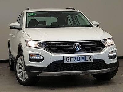 Used VW T-Roc SE 115 HP (84 kW) 2020 White SUV
