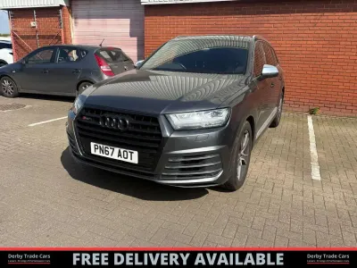 Usado Audi SQ7 Advanced 435 CV (319 kW) 2017 Gris SUV