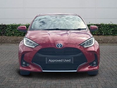 Used Toyota Yaris Hybrid 2022 Red Hatchback