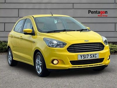 Yellow Used 2017 Ford Ka Plus Zetec Hatchback | £5,495 (Fair price)