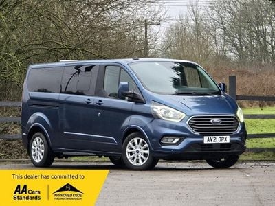 Used Ford Tourneo Custom Titanium 2021 Blue Van