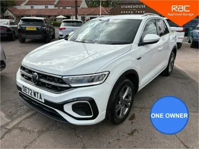 Used VW T-Roc R-line 150 HP (110 kW) 2022 White SUV