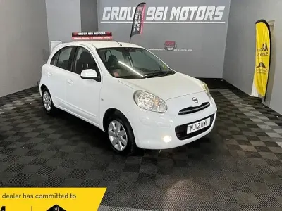 Used Nissan Micra Acenta 80 HP (58 kW) 2012 White Hatchback