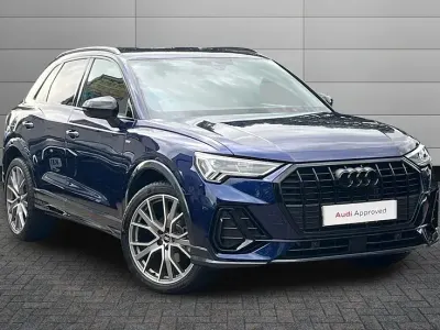 Used Audi Q3 Black Edition 150 HP (110 kW) 2025 Navarra blue SUV