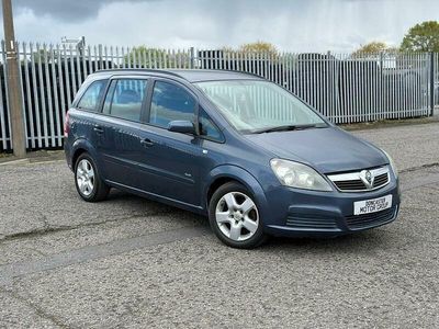 Used Vauxhall Zafira Club 2007 Blue MPV