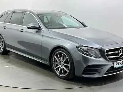 Used Mercedes E220 AMG line 194 HP (142 kW) 2019 Grey Estate