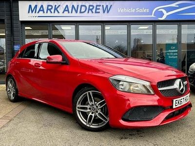 Used Mercedes A180 AMG line 109 HP (80 kW) 2017 Red Hatchback