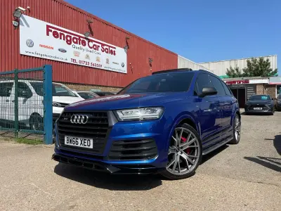 Used Audi SQ7 Comfort 435 HP (319 kW) 2017 Blue SUV