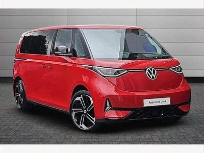 Cherry red New 2025 VW ID. Buzz GTX MPV | £67,795 (Expensive)