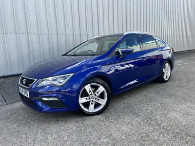 Used Seat Leon ST FR 130 HP (95 kW) 2019 Blue Estate